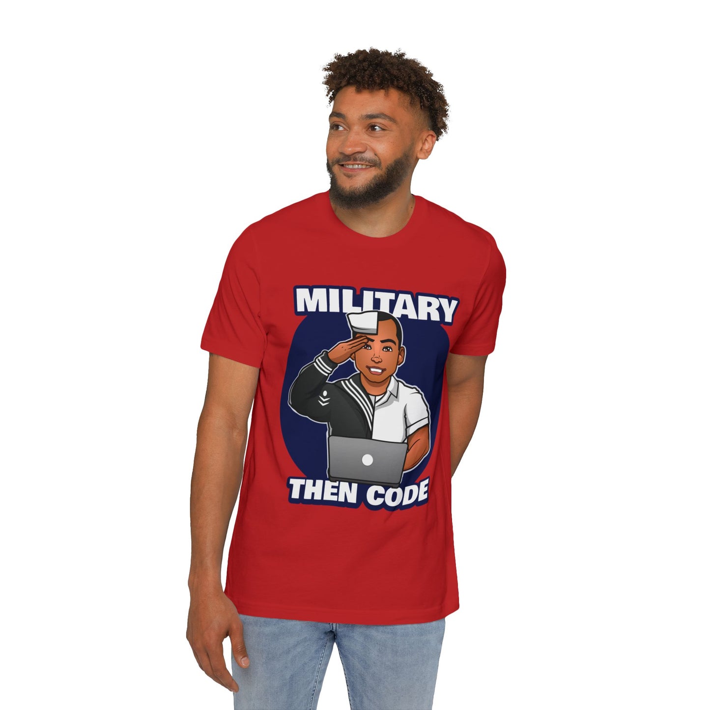 Military Then Code T-Shirt