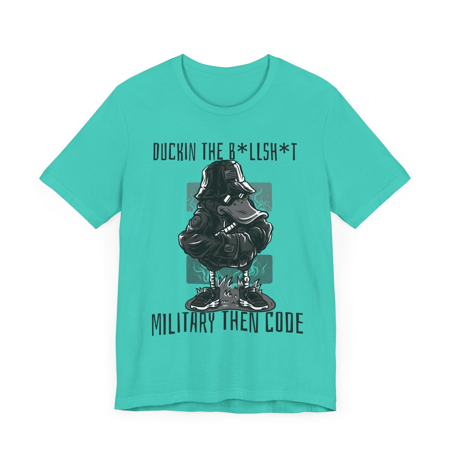 MTC - Black Duckin the BS - Unisex Jersey Short Sleeve Tee