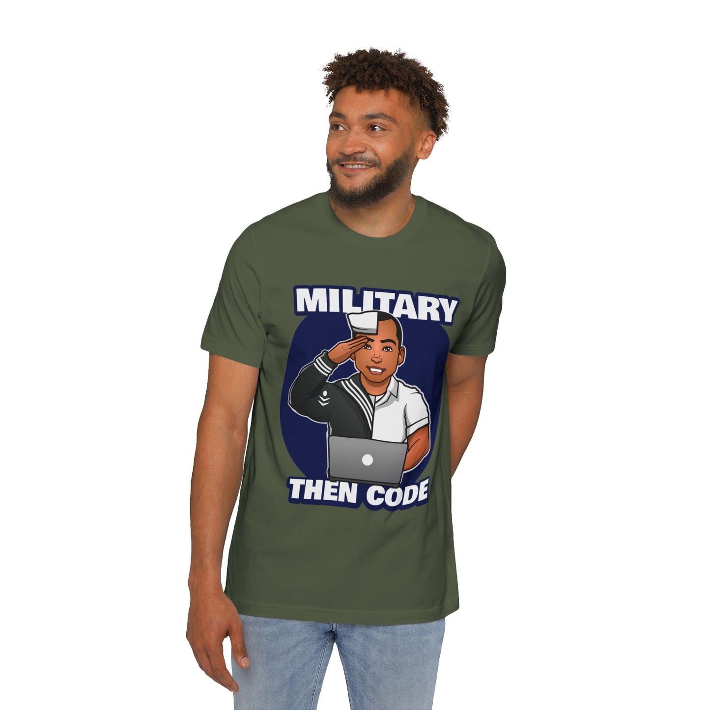 Military Then Code T-Shirt