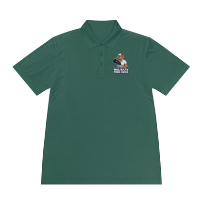 Men's Sport Polo Shirt - Military Then Code