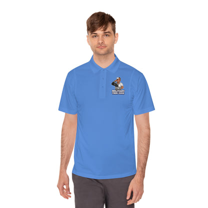 Men's Sport Polo Shirt - Military Then Code