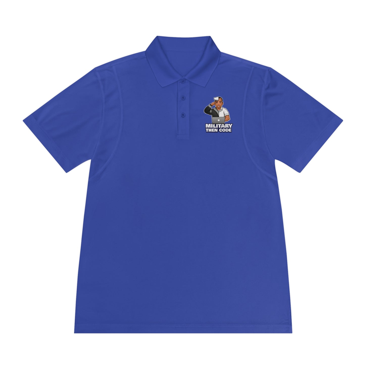 Men's Sport Polo Shirt - Military Then Code