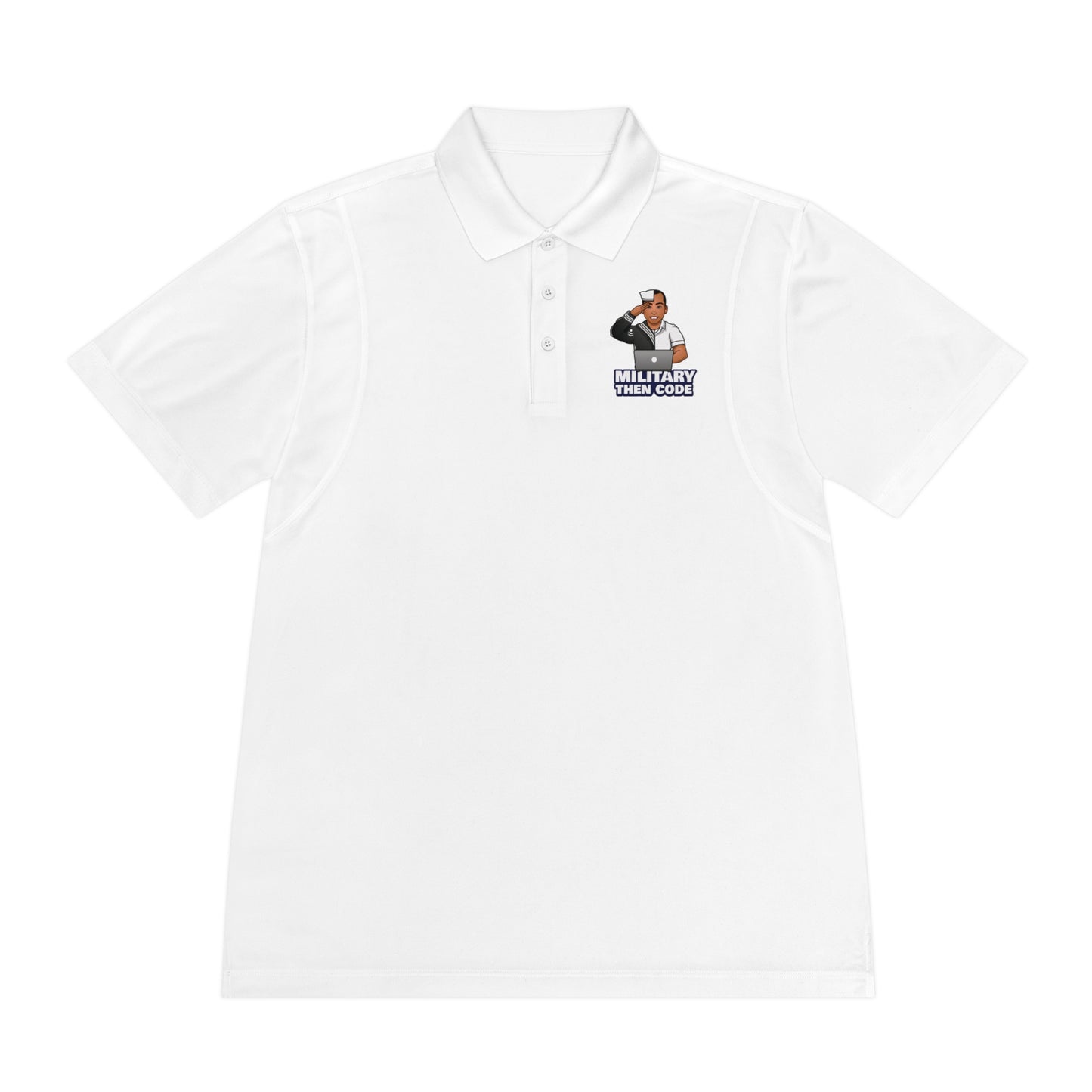 Men's Sport Polo Shirt - Military Then Code