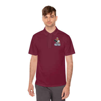 Men's Sport Polo Shirt - Military Then Code