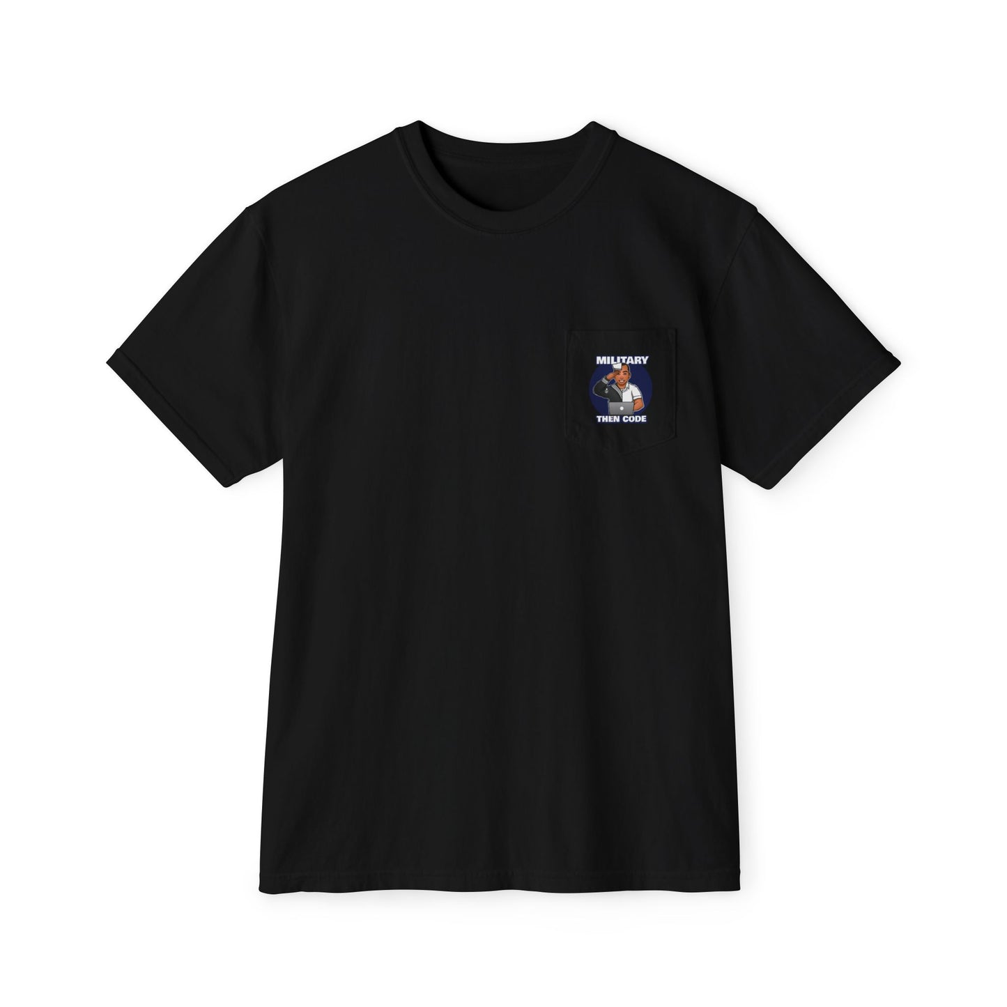 Military Then Code Unisex Pocket T-Shirt