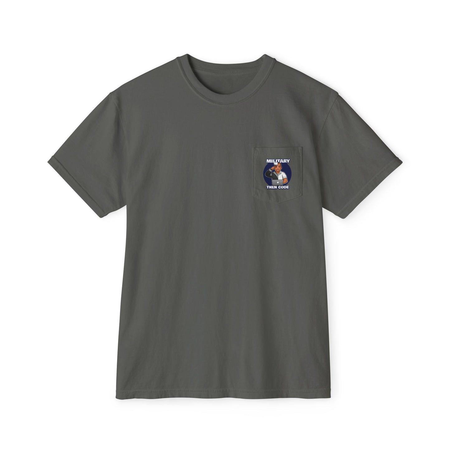 Military Then Code Unisex Pocket T-Shirt