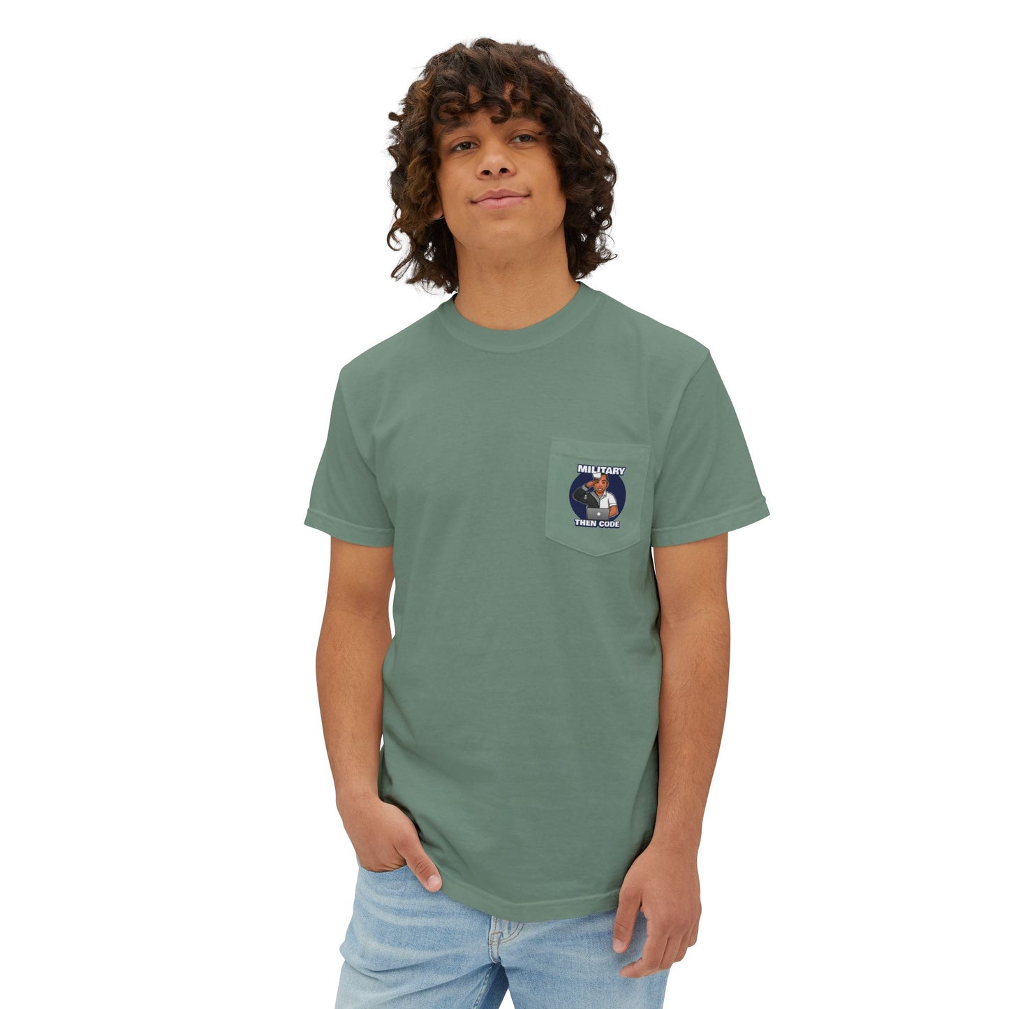 Military Then Code Unisex Pocket T-Shirt