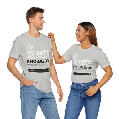 Military Then Code - Knowledge powered by Google Unisex Short Sleeve Tee