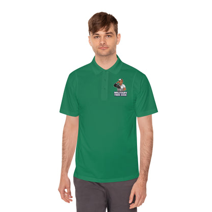 Men's Sport Polo Shirt - Military Then Code