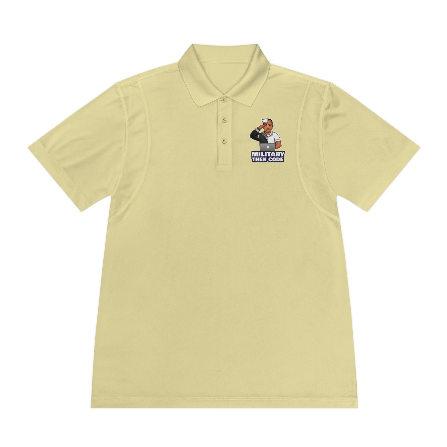 Men's Sport Polo Shirt - Military Then Code
