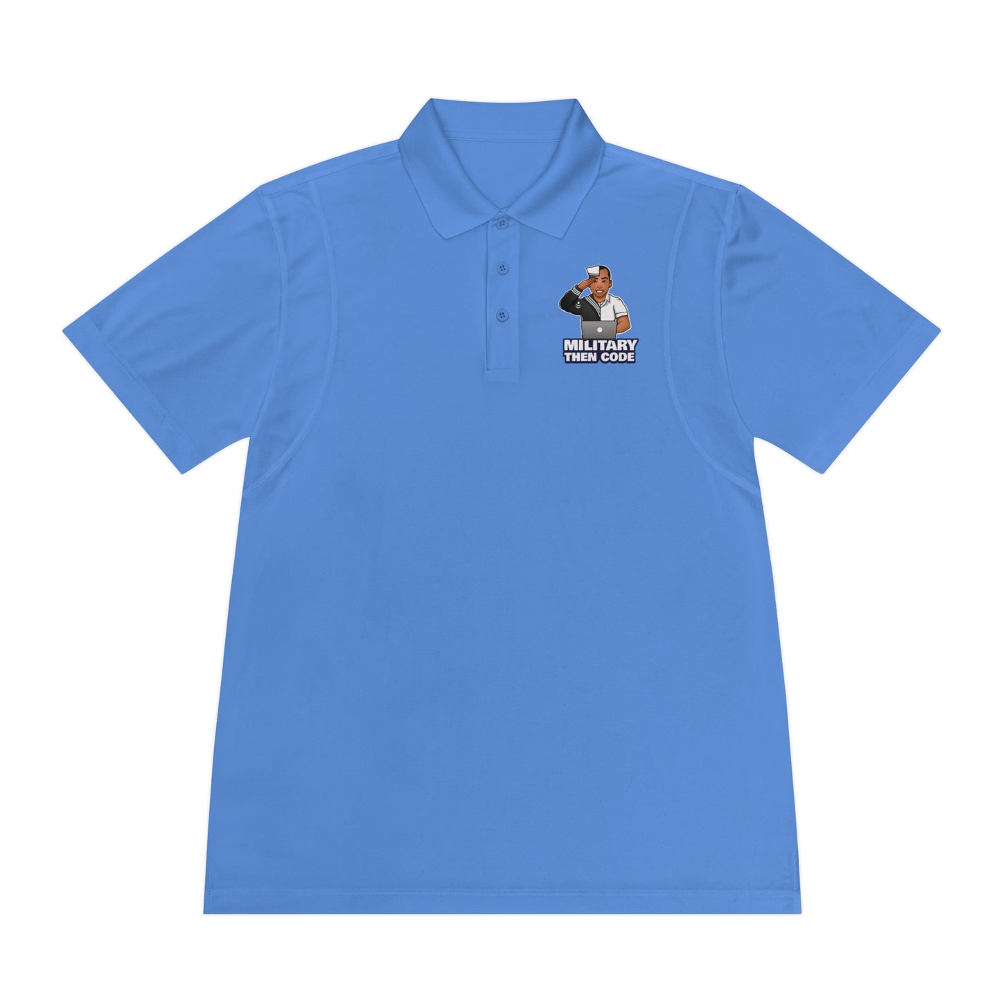 Men's Sport Polo Shirt - Military Then Code