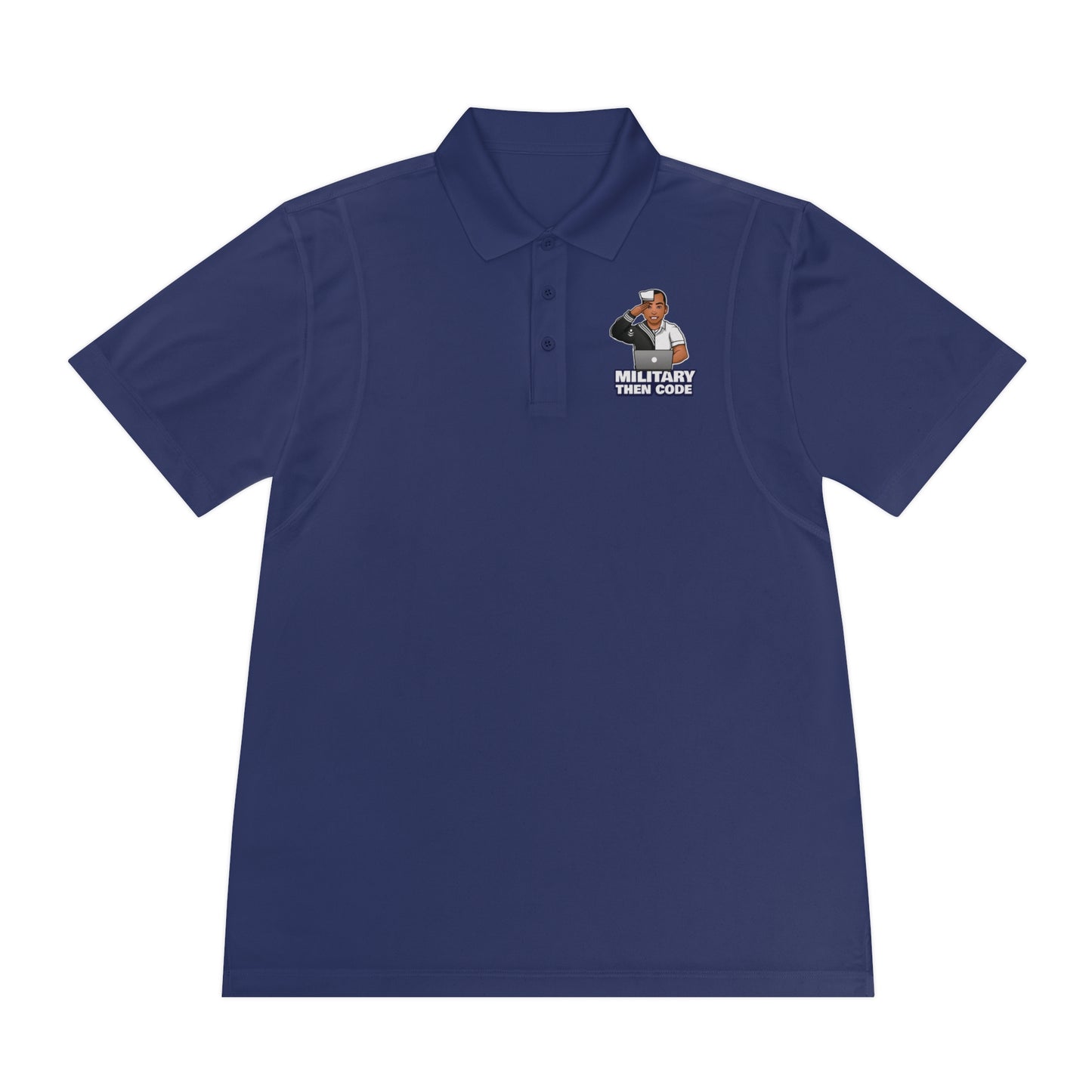 Men's Sport Polo Shirt - Military Then Code